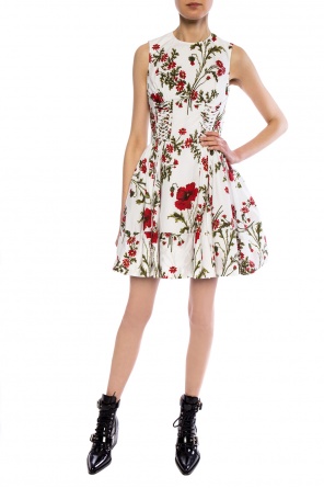 Floral motif dress, zdjęcie 2 Floral motif dress od Alexander McQueen
